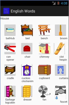 English Words android App screenshot 1