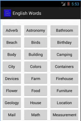 English Words android App screenshot 4